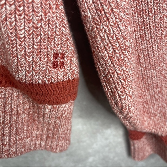 Sweaty Betty Sunday Marl Cotton Knitted Sweater In Brown Women's Size US 8 - Picture 4 of 7